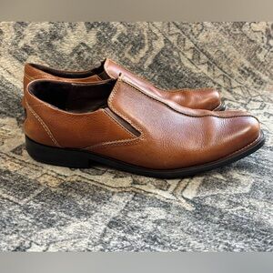 Johnston and Murphy J&M Flex Brown Leather Slip-On Dress Shoes Men’s‎ Size 10.5
